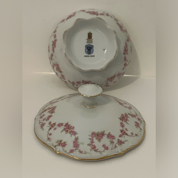 VTG Schumann Arzberg Germany Bridal Rose Golden Crown E&R 1886 - Picture 4 of 5